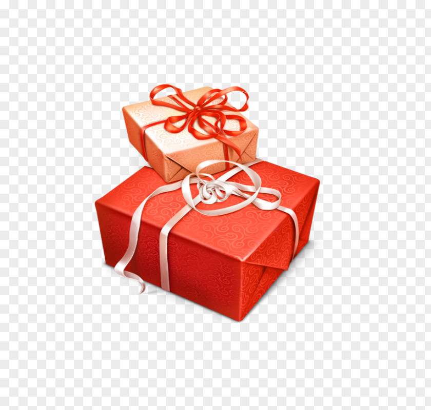 Red Festive Gift Creative Christmas ICO Box Icon PNG