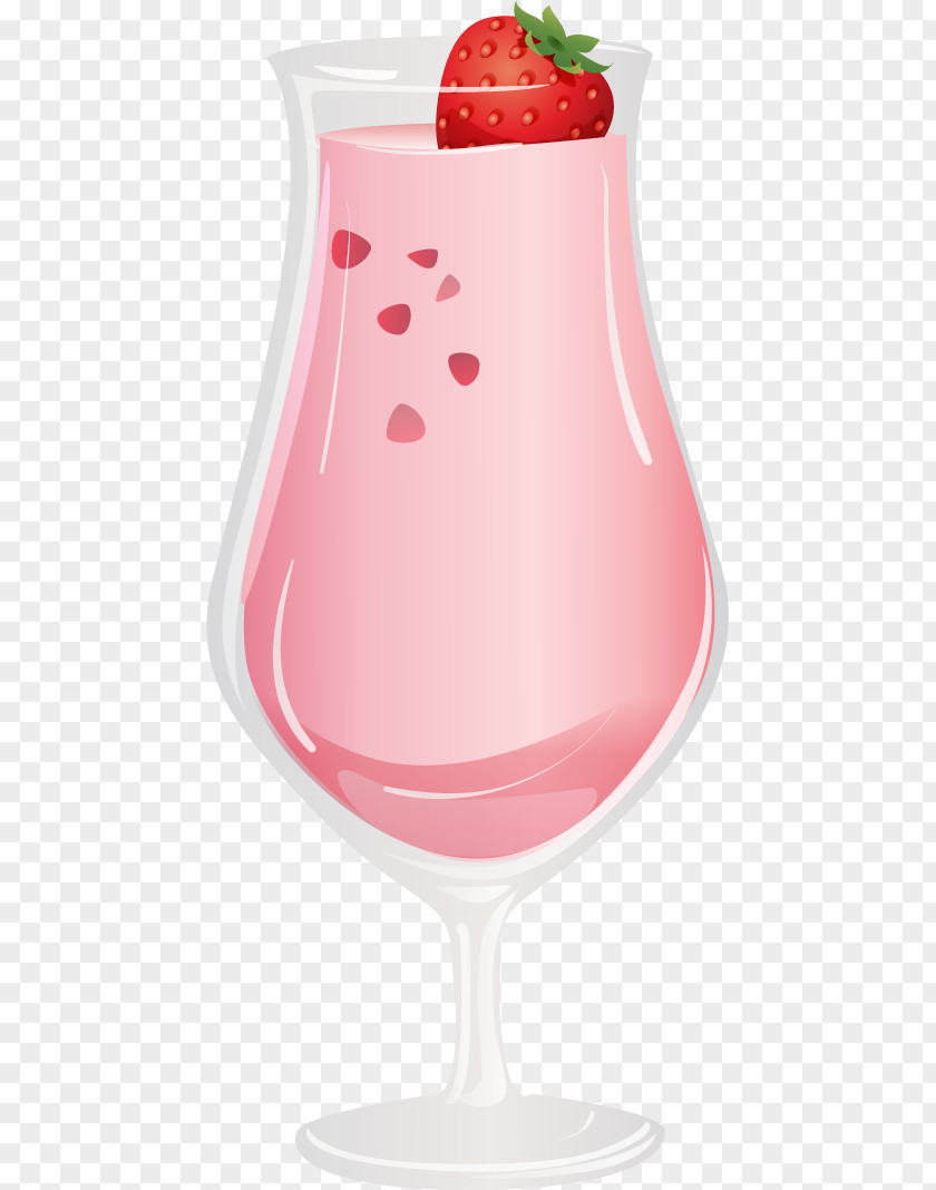Summer Wine Glass Strawberry PNG