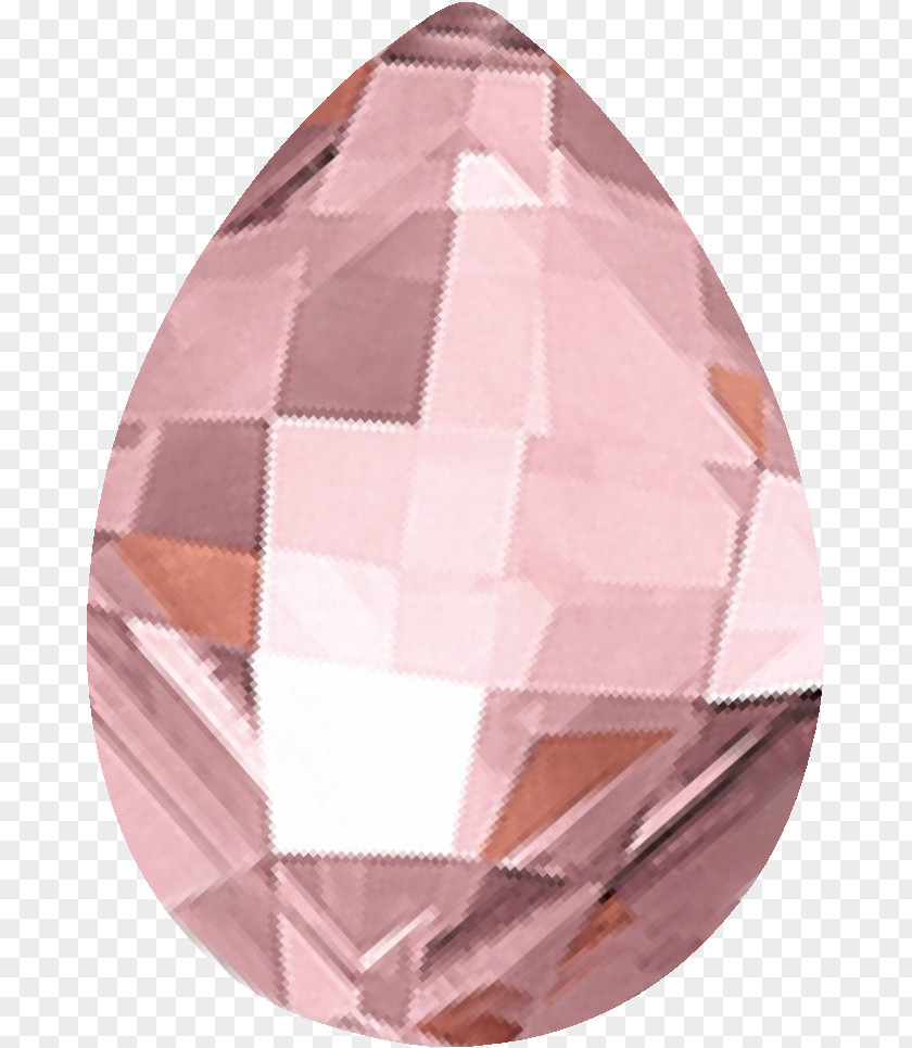 Gemstone Earring Shirt Stud Silver Pink M PNG