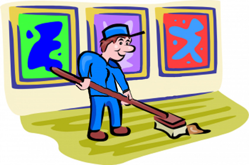 Picture Of Janitor Student Art Museum Clip PNG