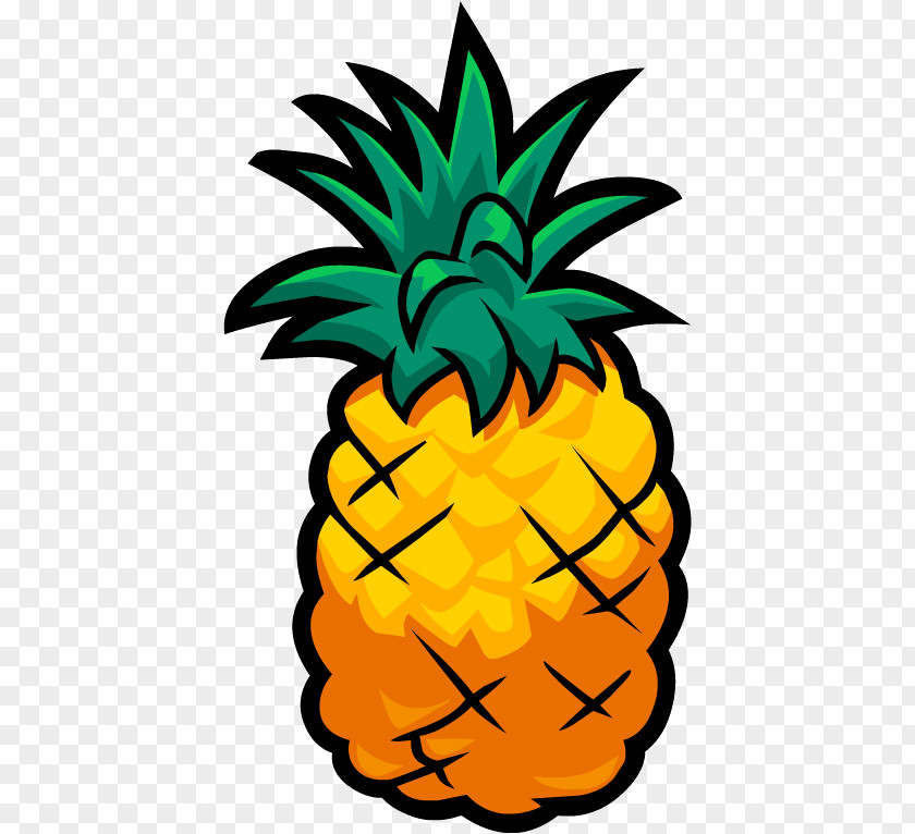Summer Pineapple Smoothie Clip Art PNG
