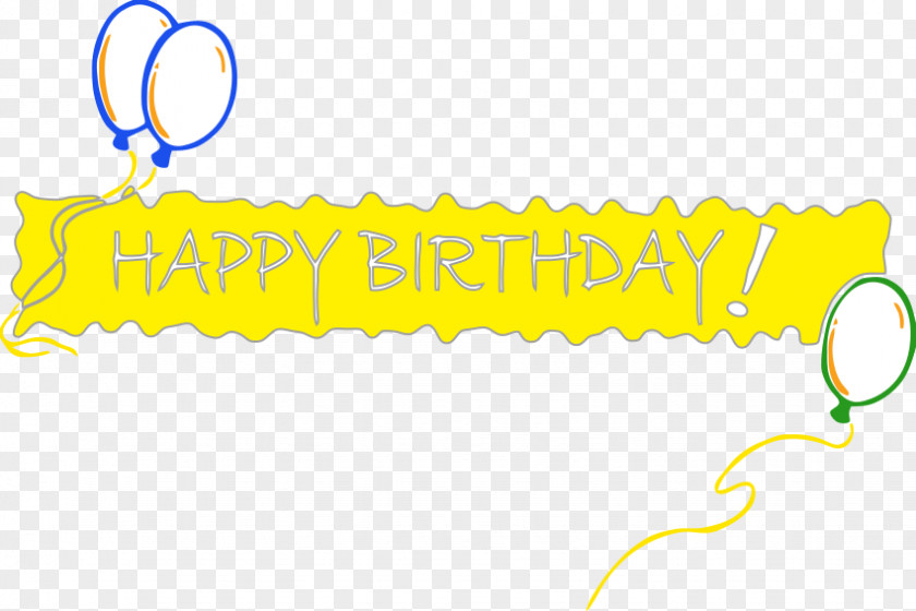 Birthday Banner Cake Clip Art PNG