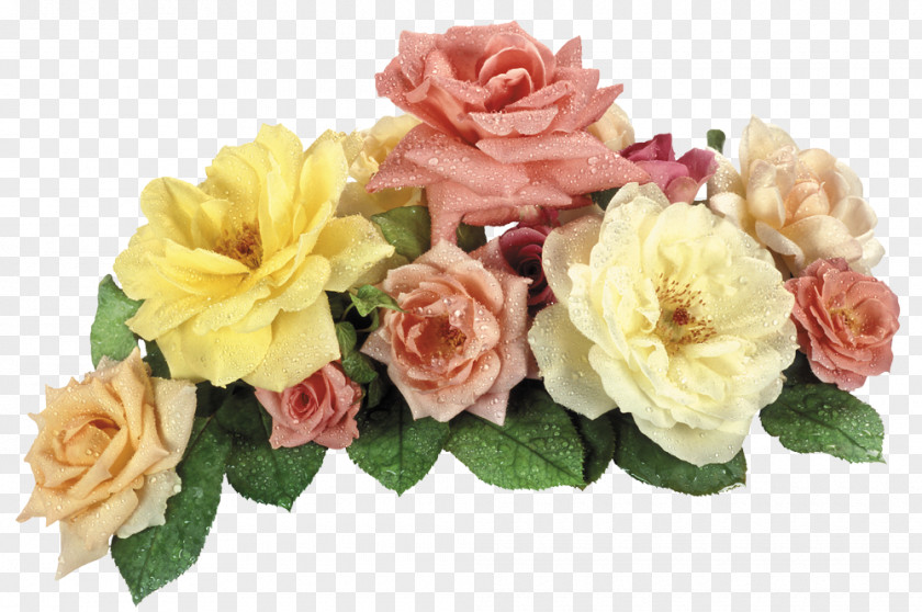 Flower Bouquet Garden Roses Color Clip Art PNG