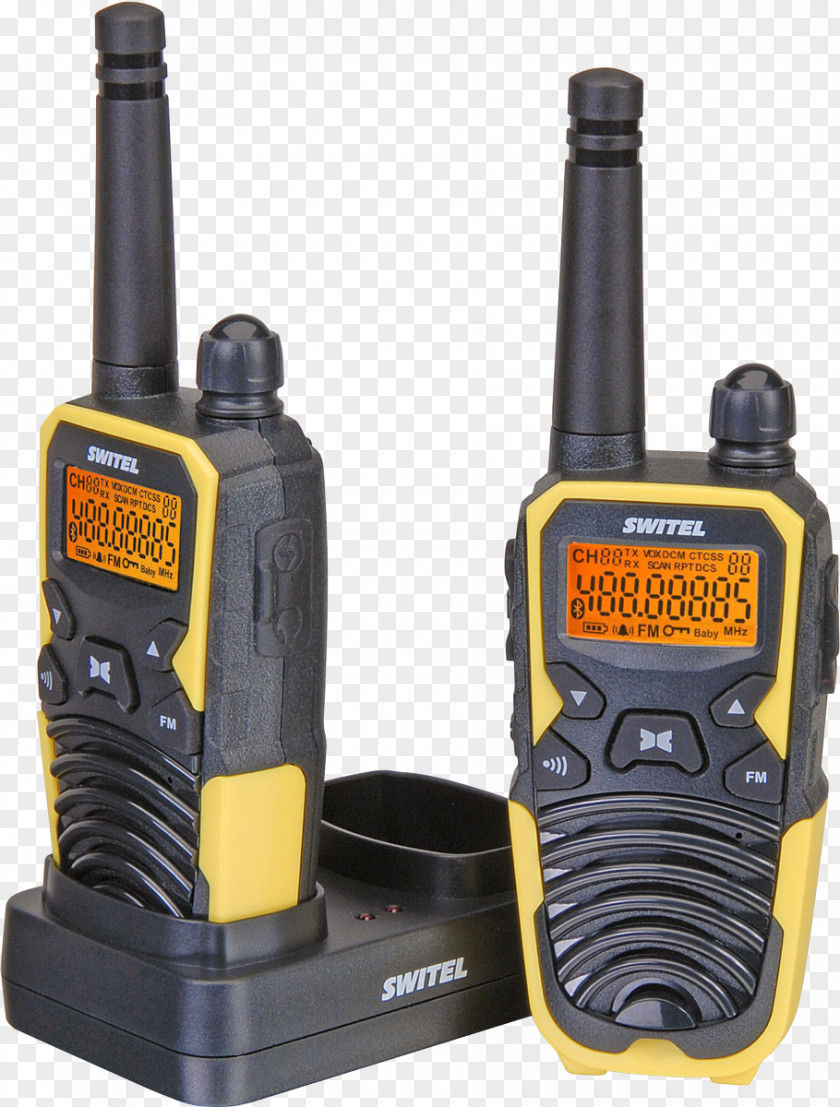 Radio Walkie-talkie Two-way PMR Handheld Transceiver Switel WTF5700 2-piece Set WTC2700B PNG