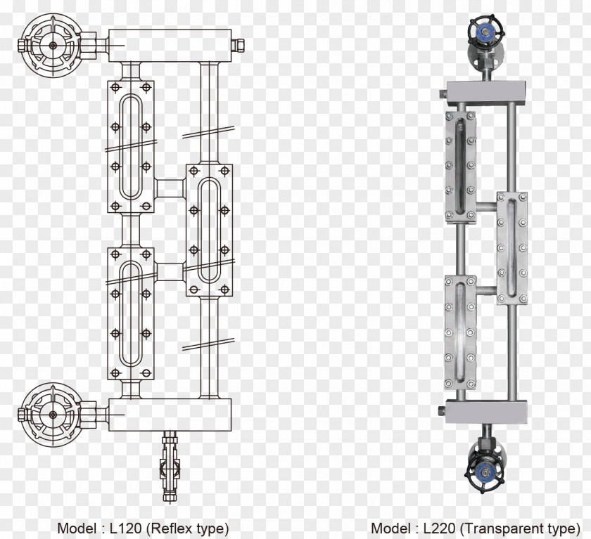 Zig Zag Border Magnetic Level Gauge Measurement Pressure Liquid PNG