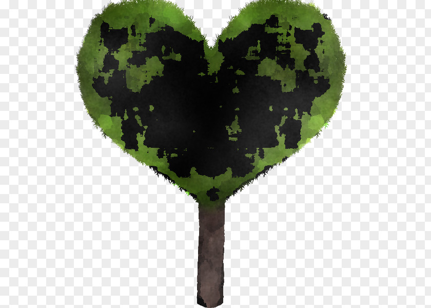 Green Heart Leaf Tree Plant PNG