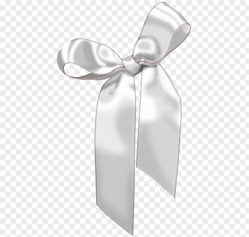 Silver Bow Ribbon Gift Shoelace Knot PNG