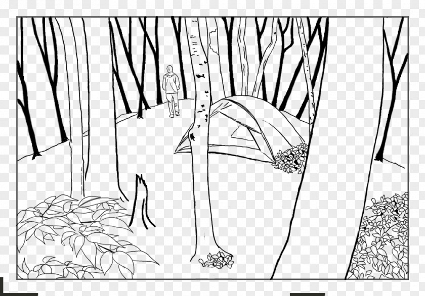 Forest Drawing Image Line Art Clip Photograph PNG