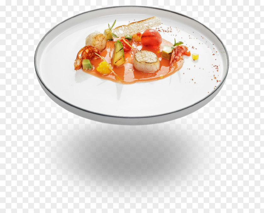 Gazpacho Dish Sashimi Recipe Pectinidae PNG