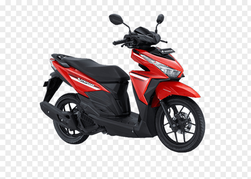 Honda Vario Motorcycle Beat Red PNG