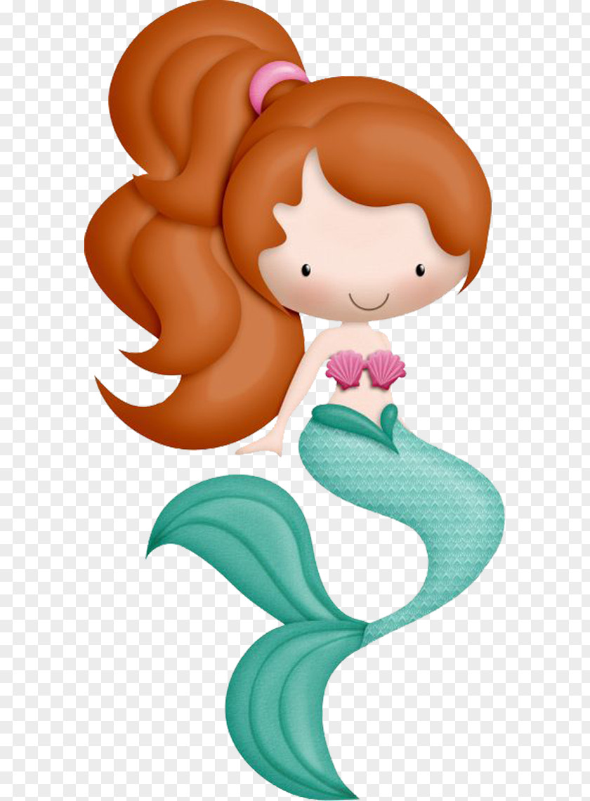 Long Hair Mermaid Ariel Clip Art PNG