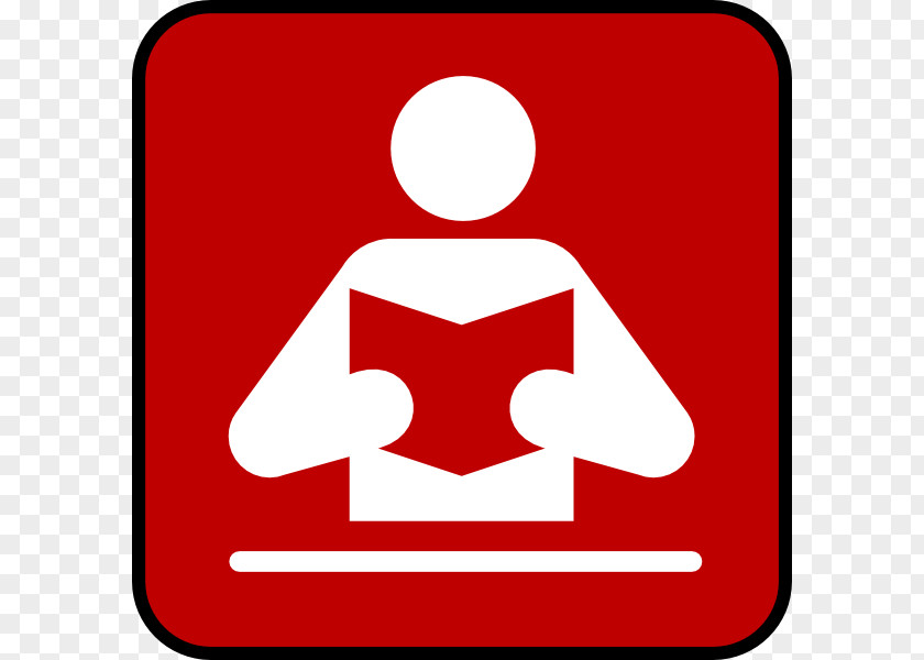 Reading Red Cliparts Library Science User Guide Book PNG