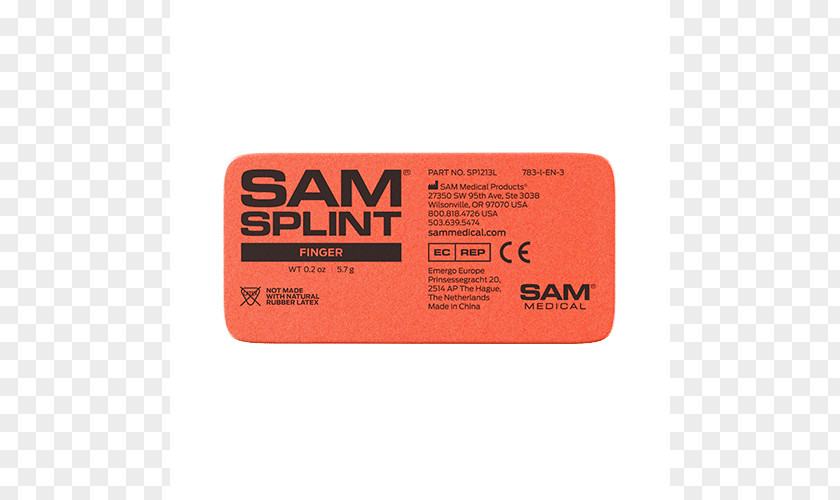 Splint SAM Medicine Brand PNG
