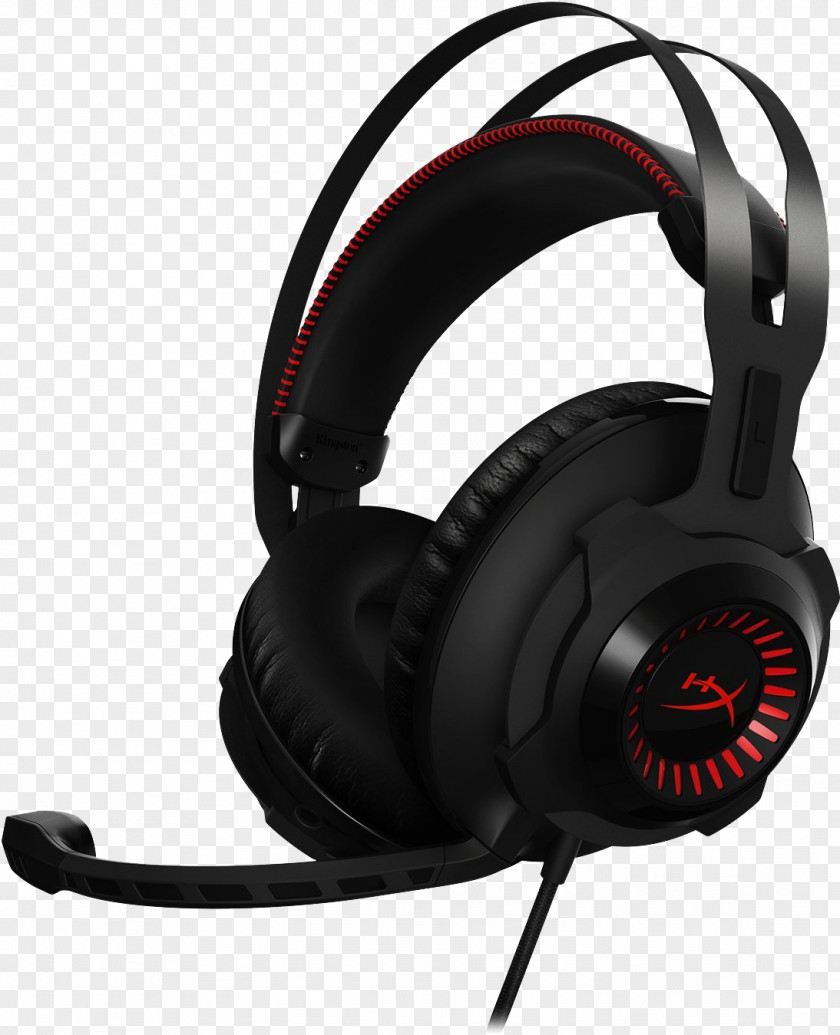 Virtual Surround Sound Kingston HyperX Cloud Revolver Headphones PlayStation 4 Xbox One Microphone PNG