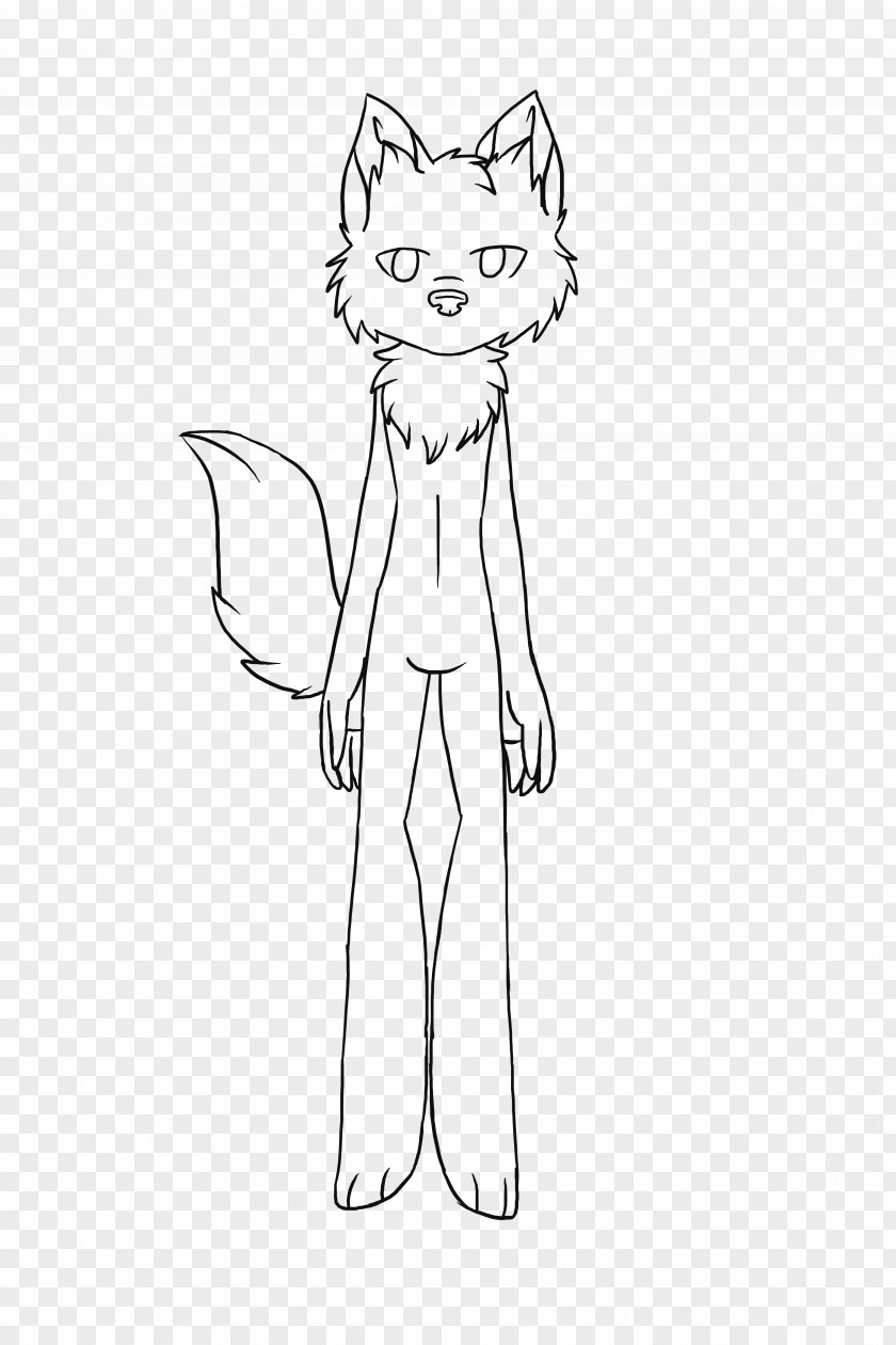Wolf Furry Whiskers Cat Line Art Dog Sketch PNG
