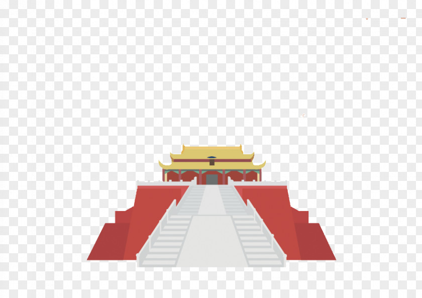 Creative Palace Huangge Forbidden City National Museum Cartoon Building PNG
