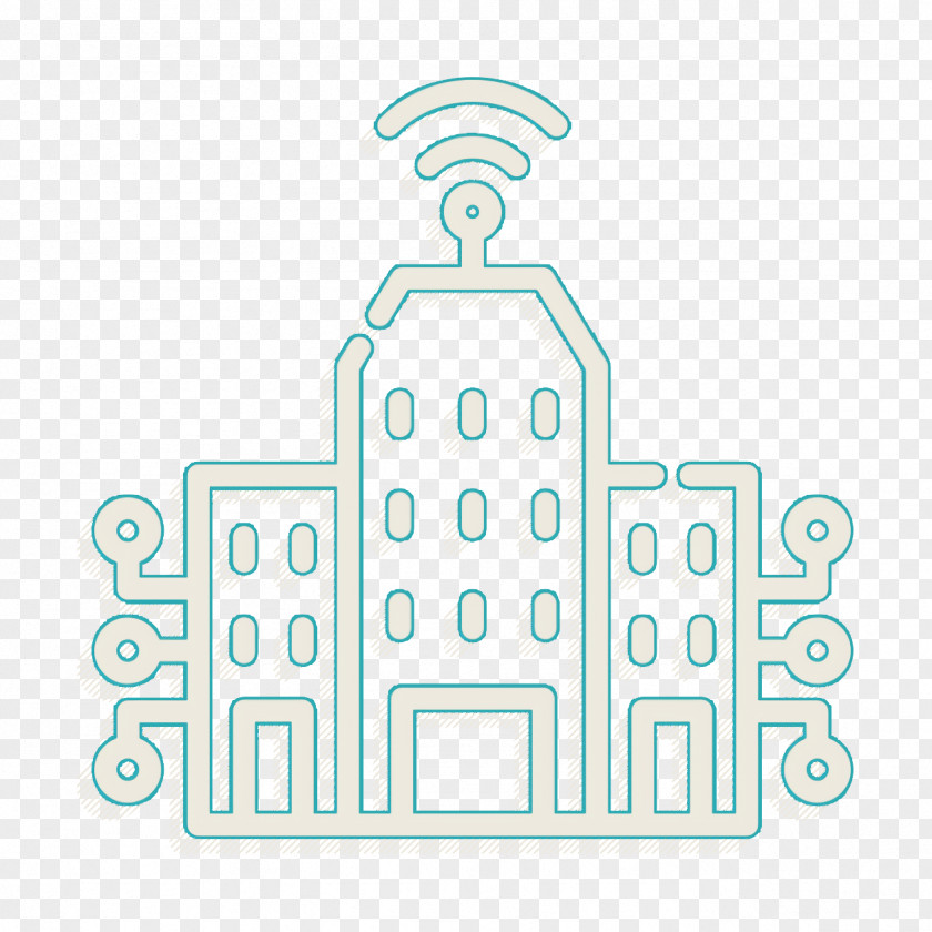 Smart City Icon Wifi Technology PNG