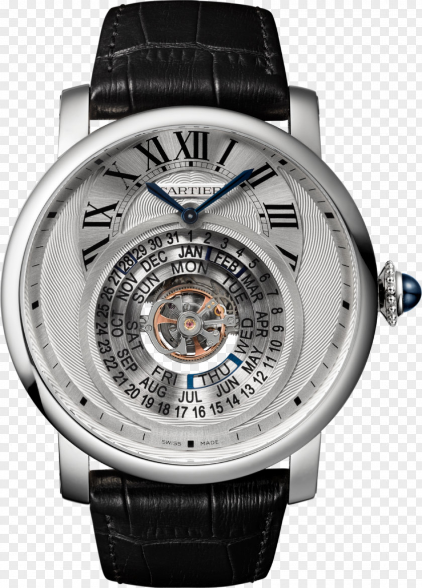Watch Rotonde De Cartier Baselworld Clock PNG