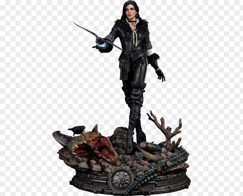 Witcher 3 Wild Hunt The 3: Geralt Of Rivia Statue Figurine Yennefer PNG