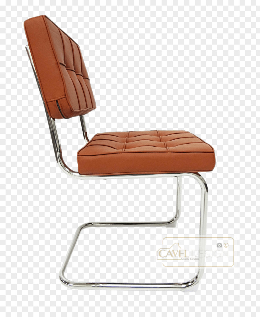 Chair Cantilever Bauhaus Cognac Furniture PNG