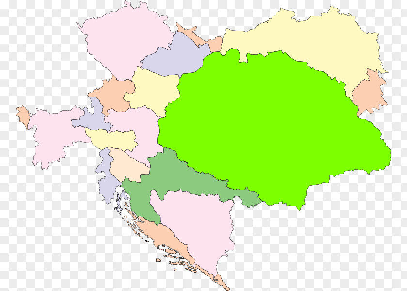 Greater Austria-Hungary Austrian Empire Kingdom Of Hungary Lands The Crown Saint Stephen Cisleithania PNG