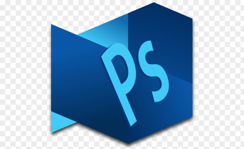 Photoshop Extended 2 Blue Angle Text Brand PNG