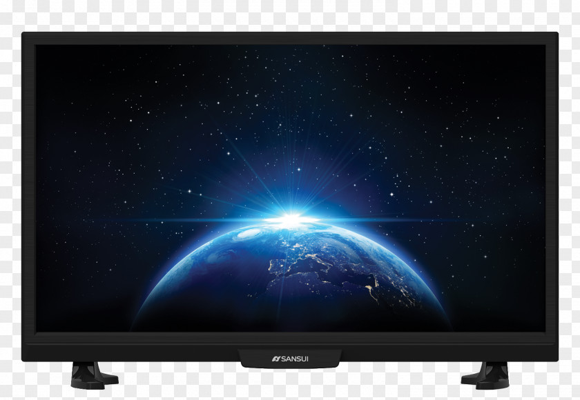 Space LED-backlit LCD Sansui Electric HD Ready Television Set PNG
