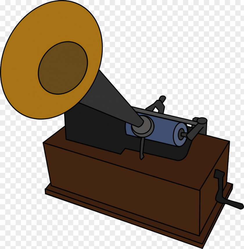 Speaker On The Record Player Phonograph Cylinder Clip Art PNG