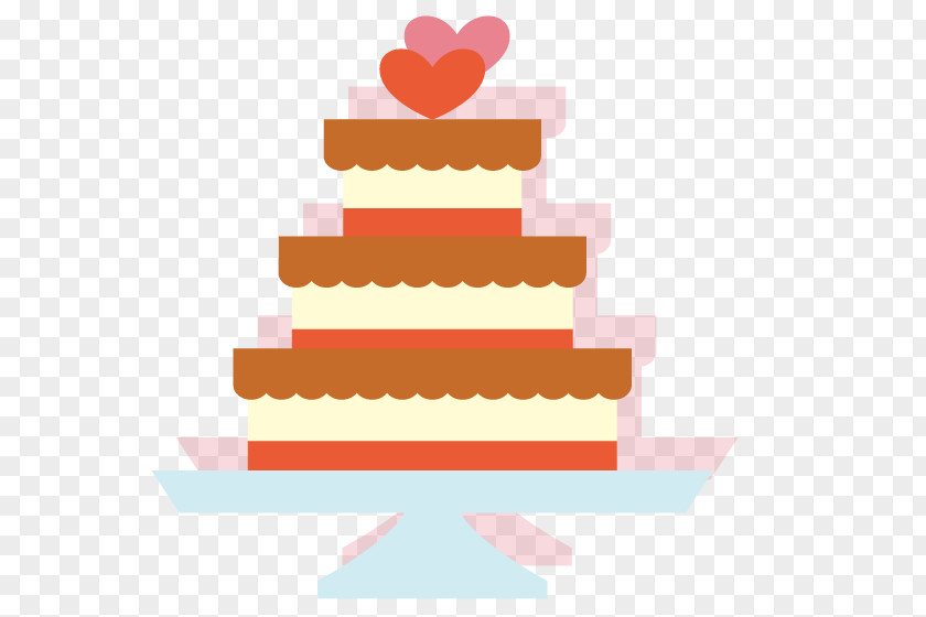 Vector Wedding Cake Torte Layer PNG