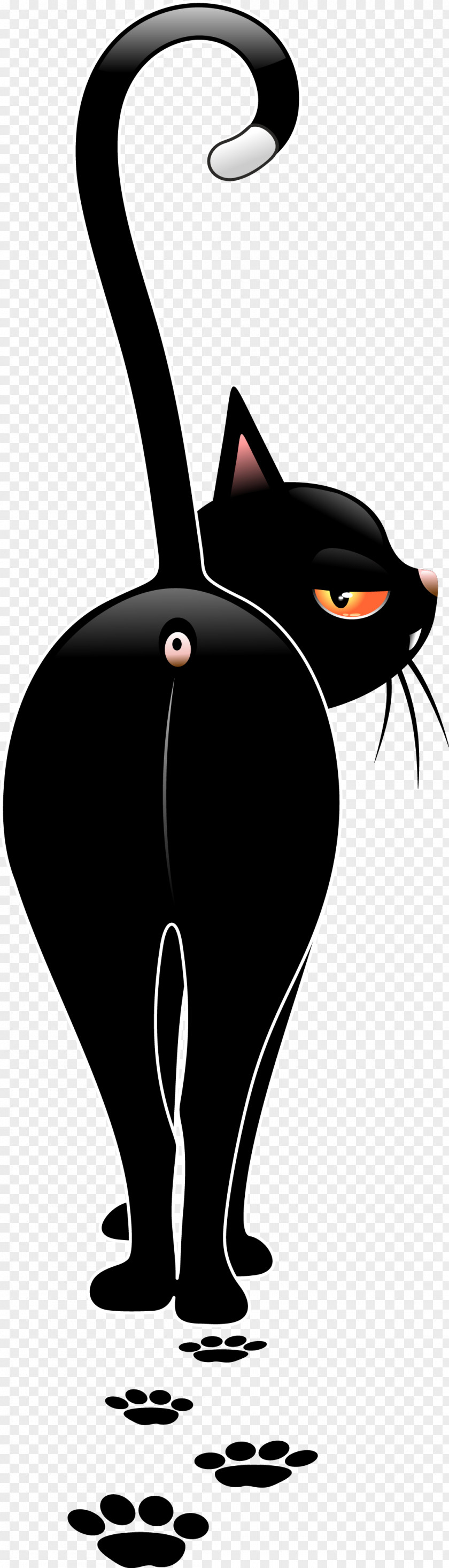 Black Cat Kitten Dog PNG