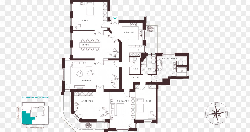 Design Floor Plan Line PNG