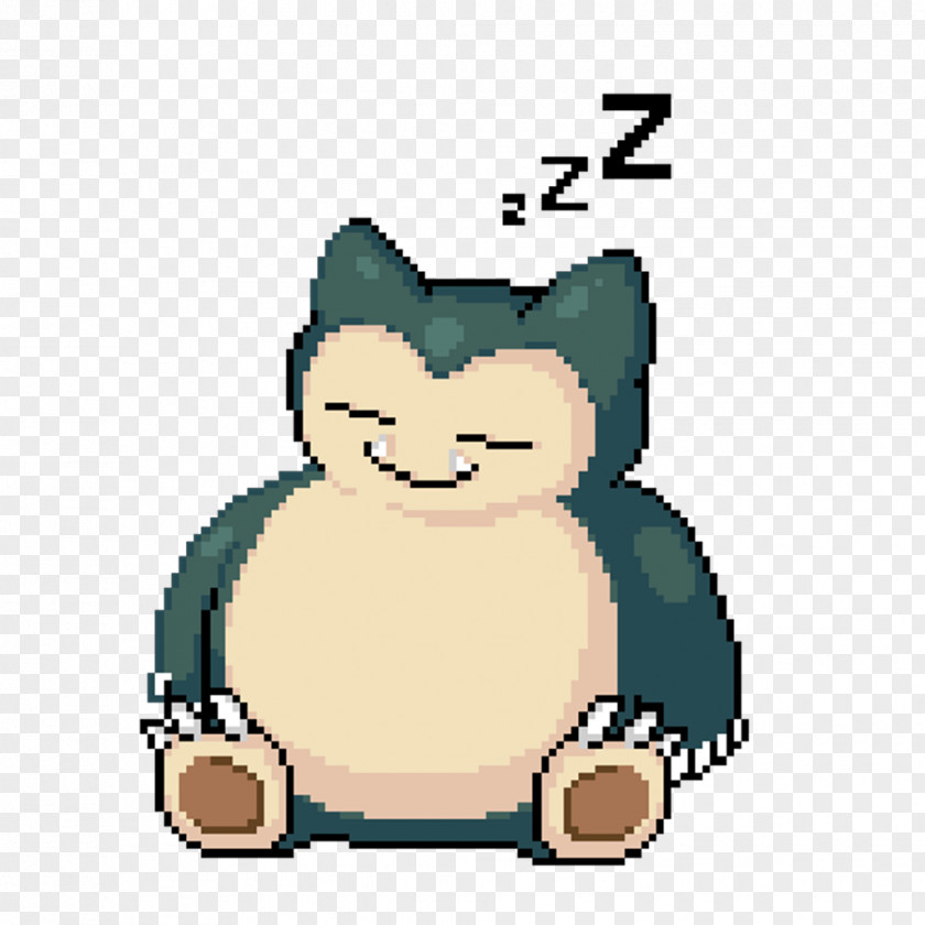 Pokemon Snorlax Pixel Art Pokémon PNG