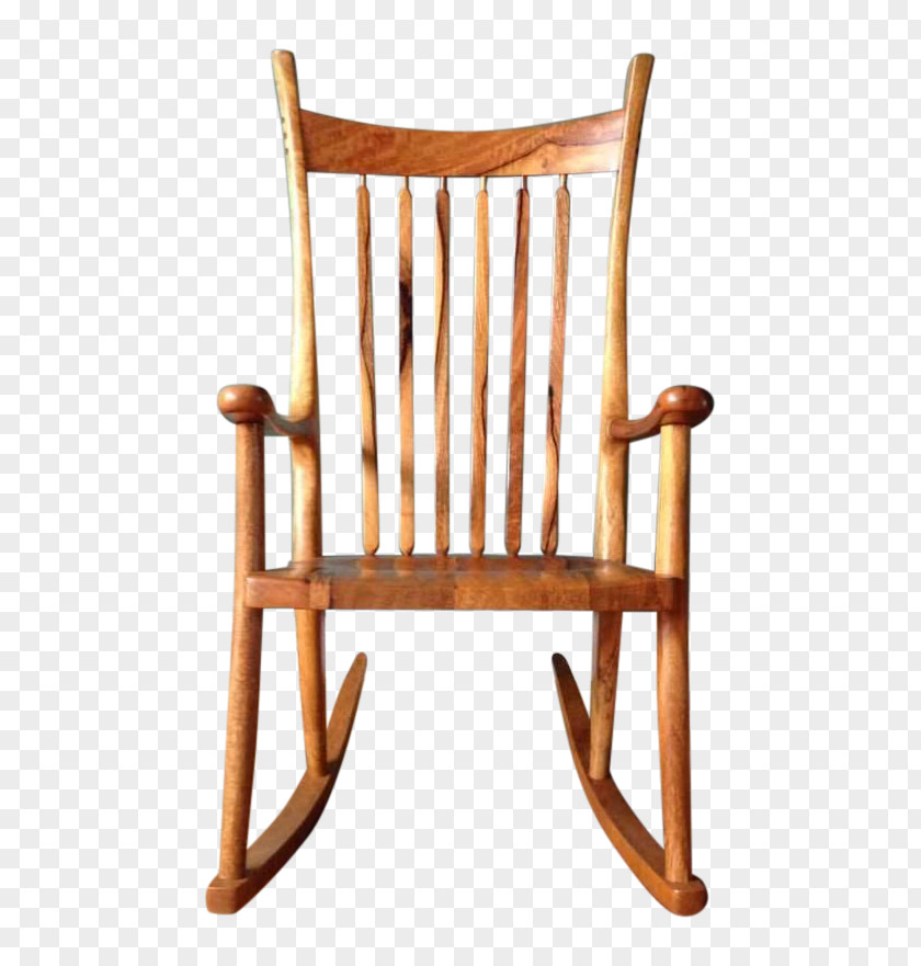 Rocking Chair Wood Background PNG