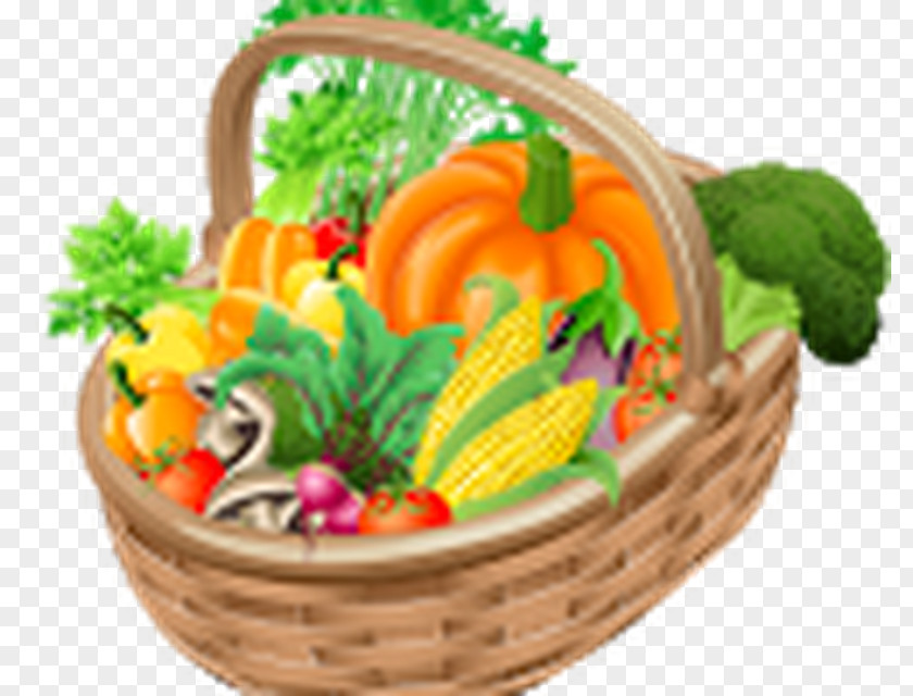 Vegetable Fruit Vegetarian Cuisine Basket Clip Art PNG