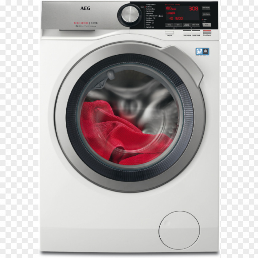 Washing Machine Machines Home Appliance AEG Clothes Dryer Combo Washer PNG
