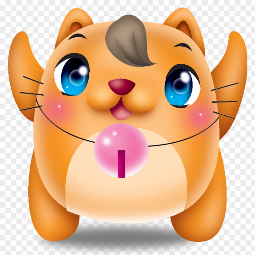 0461 Whiskers Cartoon Clip Art PNG