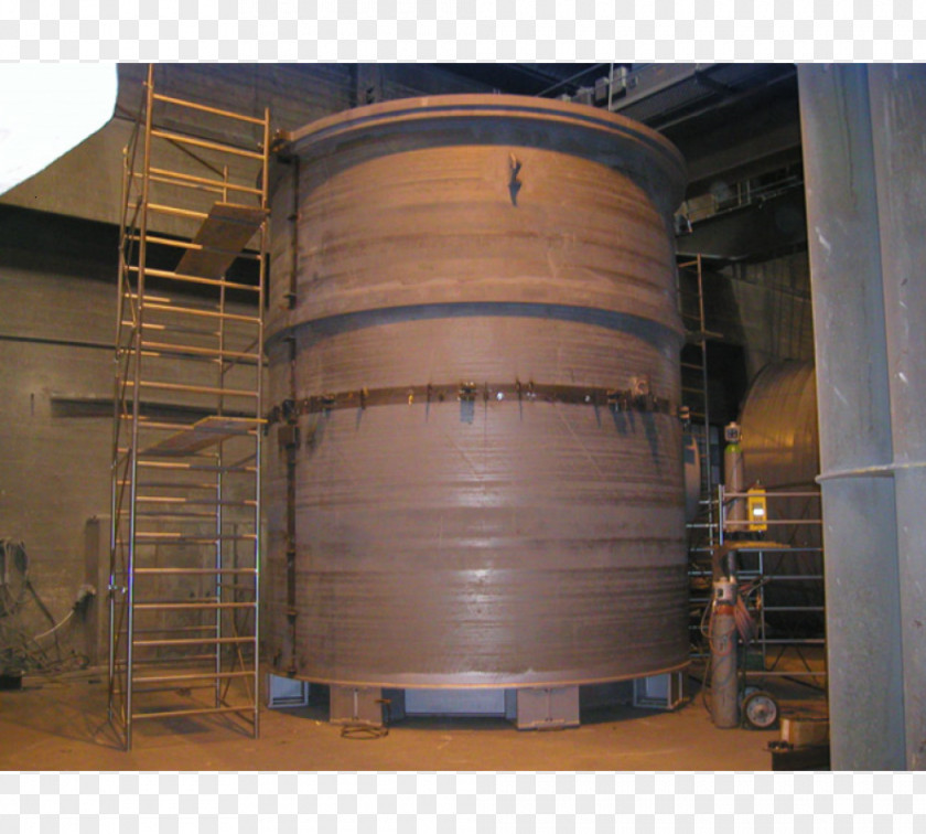 Aziende Silo Steel Cylinder Storage Tank Pipe PNG