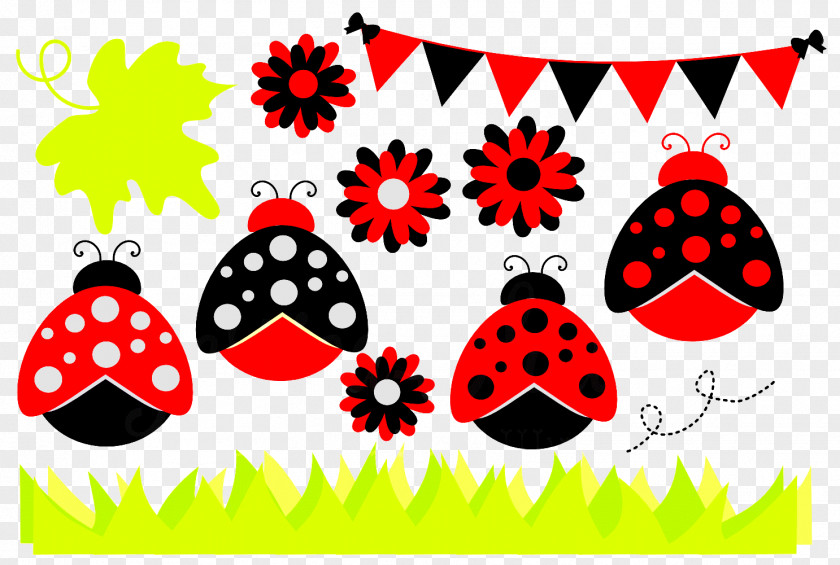 Cute Bug Ladybird Clip Art PNG