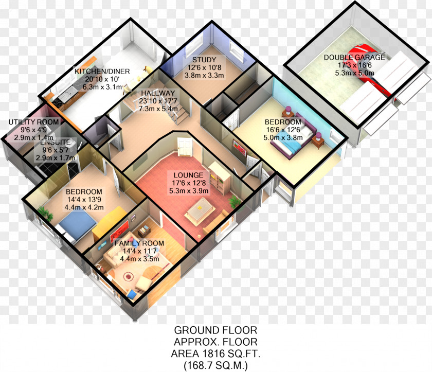 Design Floor Plan PNG