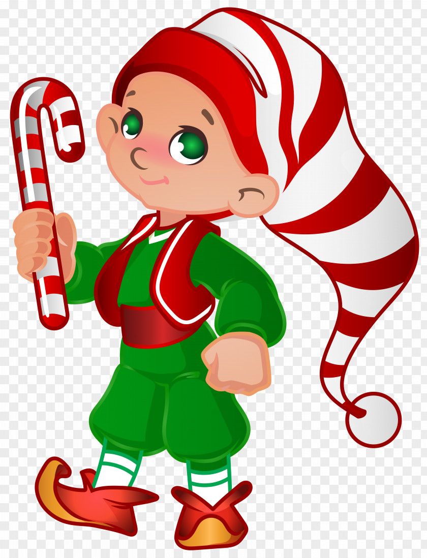 Elf Santa Helper Transparent Clip Art Image Claus Christmas PNG