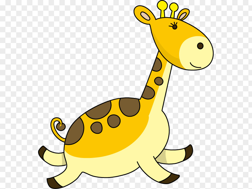 Giraffe Cartoon Paper Clip Art PNG