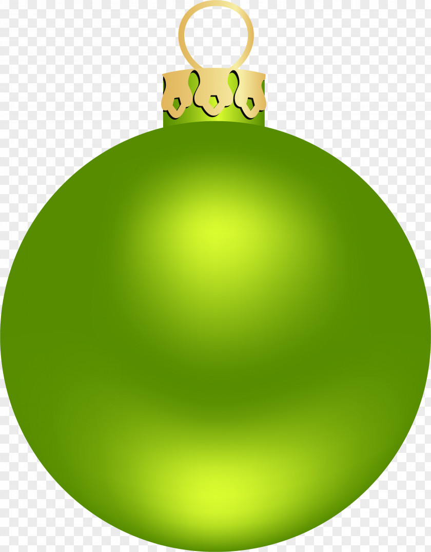 Round Colored Balls Green PNG