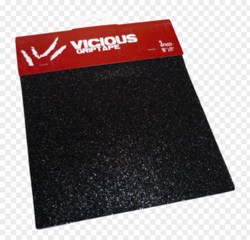Skateboard Grip Tape Longboard Vicious Black Font PNG