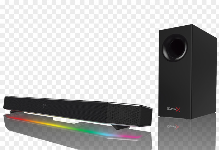 Sound Soundbar Audio Loudspeaker Creative Technology PNG