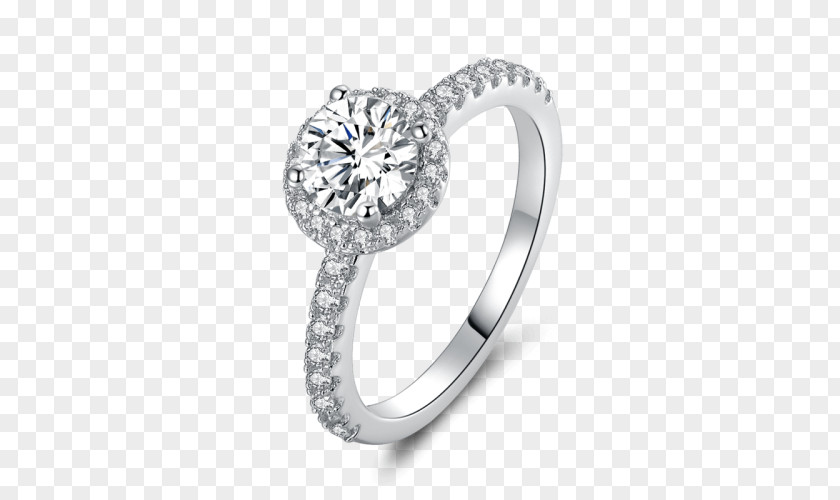 Two Silver Wedding Rings Ring Jewellery Diamond PNG