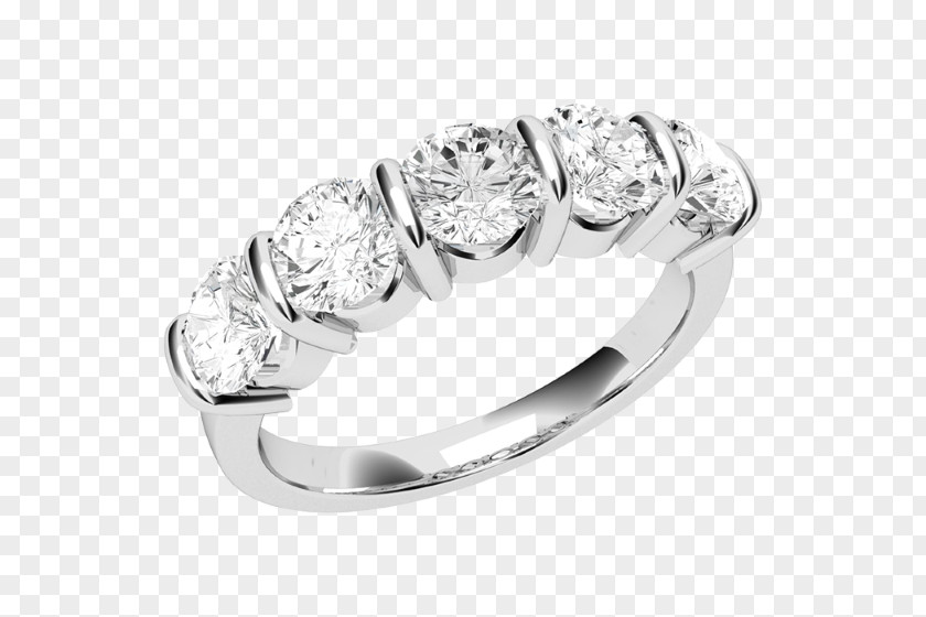 Eternity Diamond Rings Women Ring Cut Princess PNG