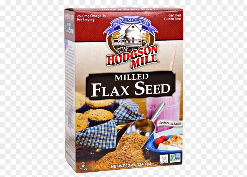Flax Seed Breakfast Cereal Bran Whole Grain Bob's Red Mill PNG