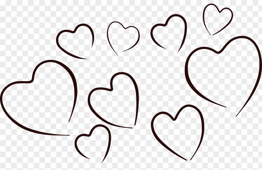 Heart Silhouette Cliparts Black And White Clip Art PNG