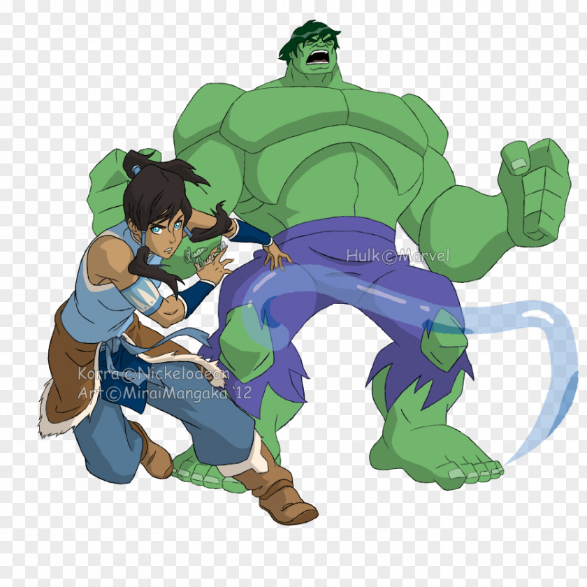 Hulk Superhero Korra Cartoon Comics PNG
