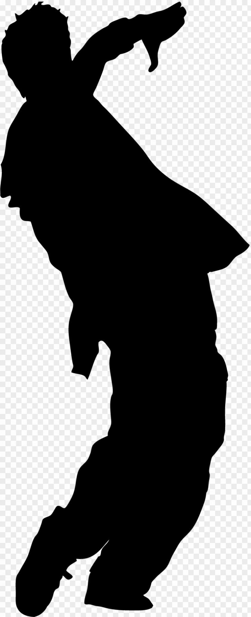 Man Silhouette Character White Fiction Clip Art PNG